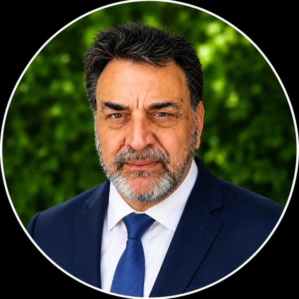 Προσωπική φωτογραφία με κοστουμι και γραβάτα.