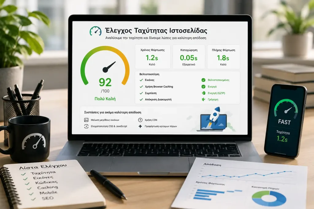 SEO ΈΛΕΓΧΟΣ ΤΑΧΎΤΗΤΑς