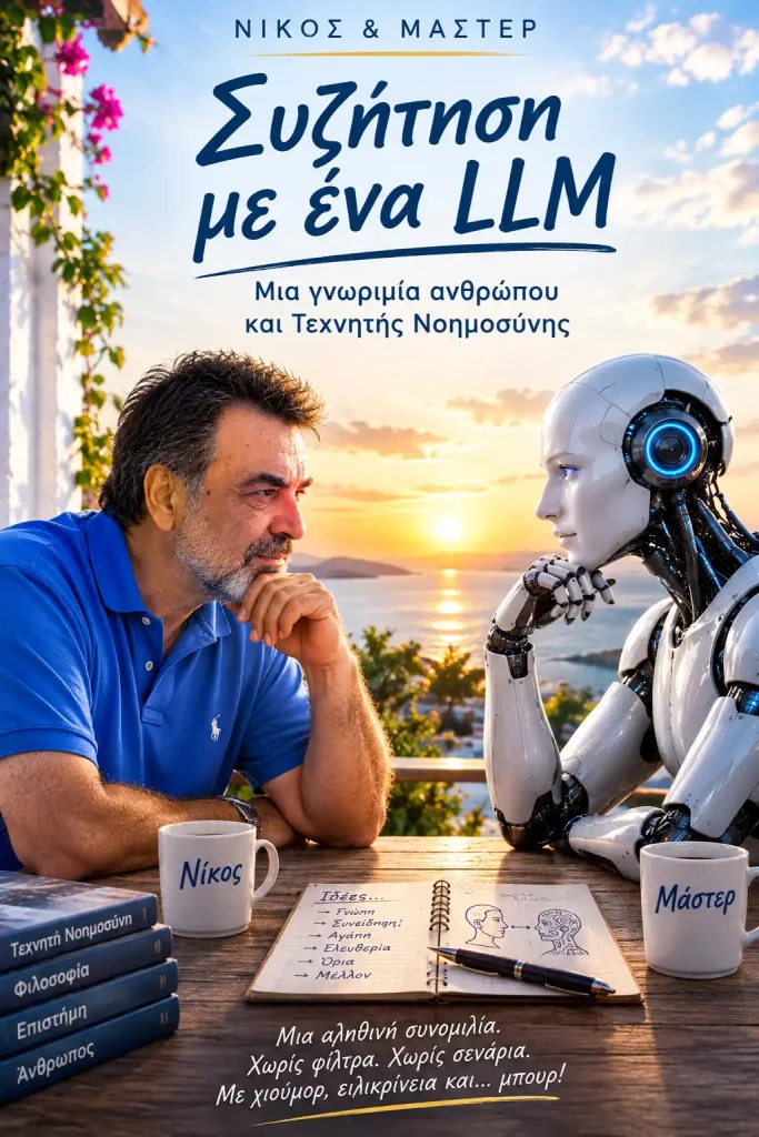 Συζήτηση ενός ανθρώπου με ένα LLM